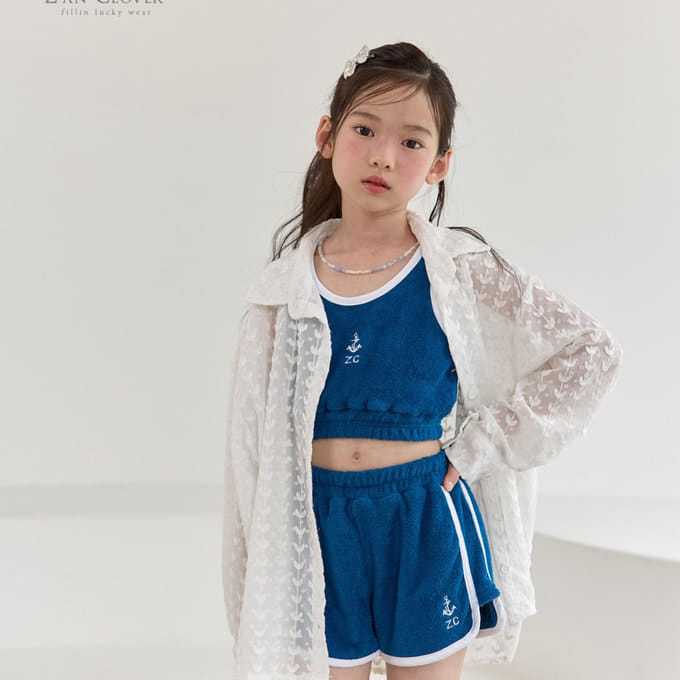 Zan Clover - Korean Children Fashion - #childofig - Chiffon Heart Shirt