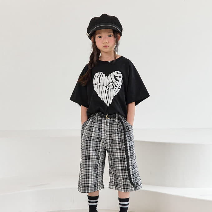 Zan Clover - Korean Children Fashion - #discoveringself - Check Bermuda Pants