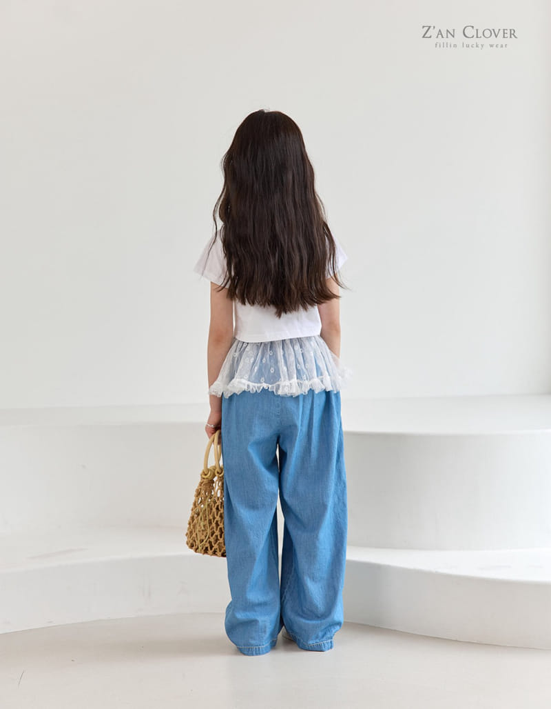 Zan Clover - Korean Children Fashion - #discoveringself - Mesh Wrap Skirt - 6