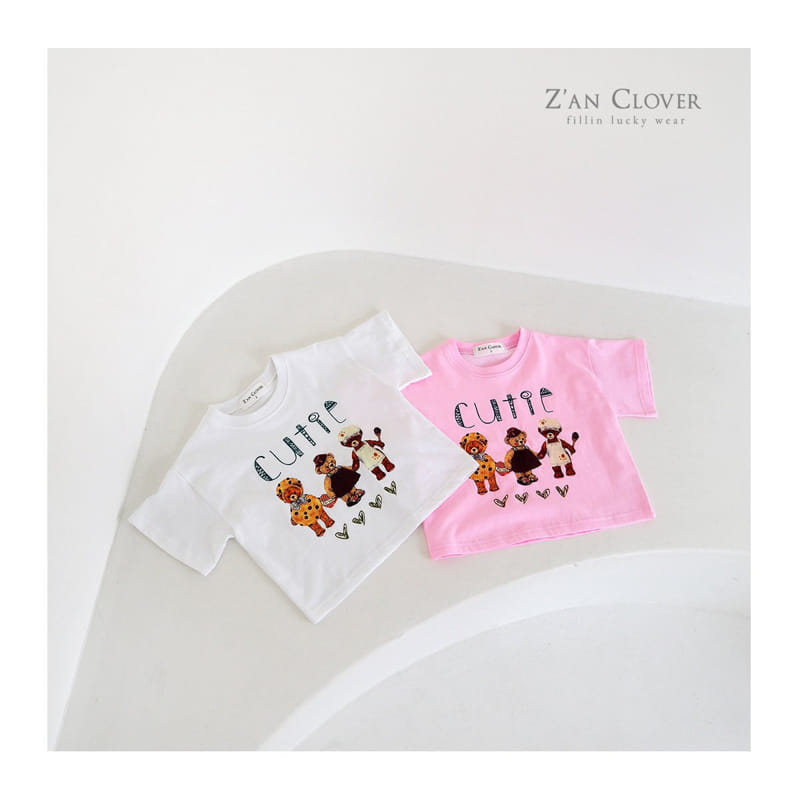 Zan Clover - Korean Children Fashion - #discoveringself - Cuty Bear Tee - 2