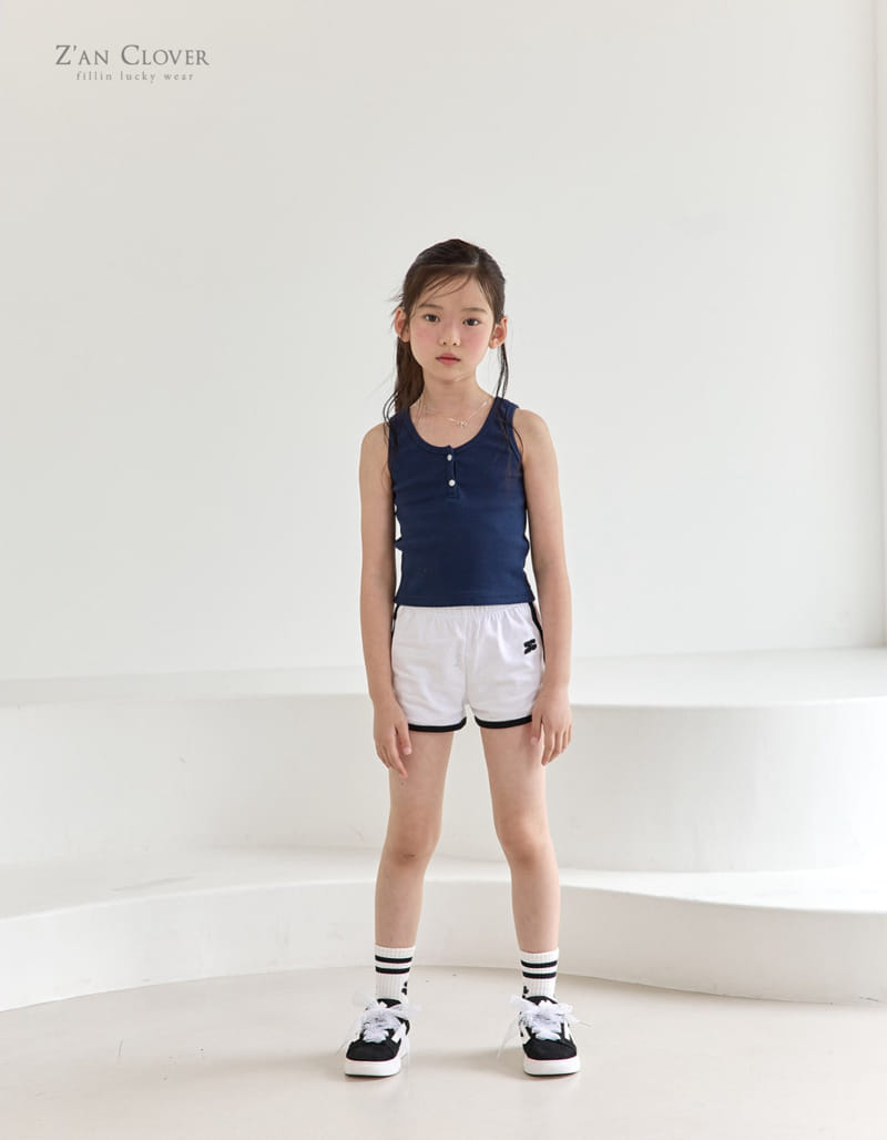 Zan Clover - Korean Children Fashion - #discoveringself - Button Sleeveless Tee - 8