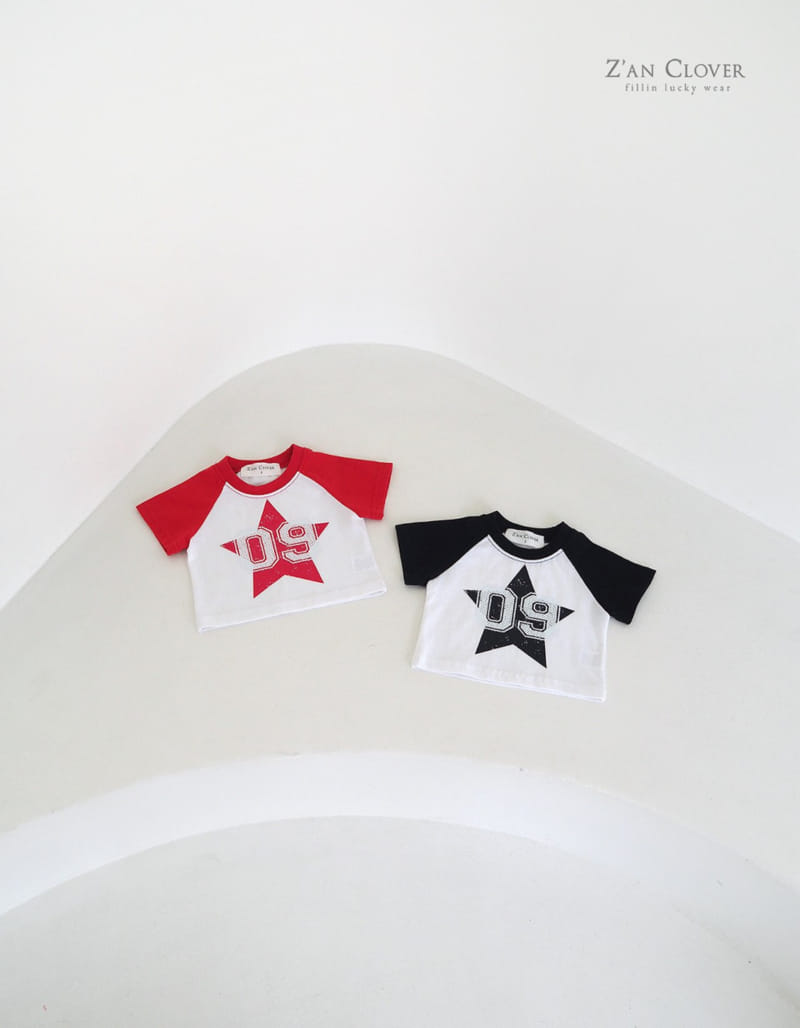 Zan Clover - Korean Children Fashion - #kidzfashiontrend - Star Raglan Tee - 2