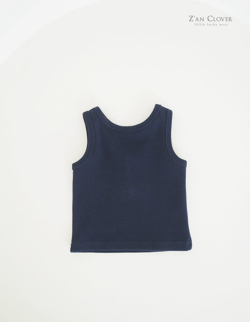 Zan Clover - Korean Children Fashion - #kidzfashiontrend - Button Sleeveless Tee - 8