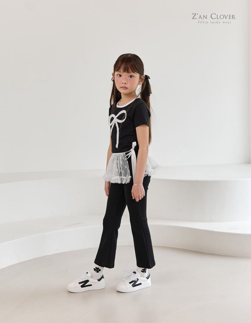 Zan Clover - Korean Children Fashion - #kidzfashiontrend - Summer Boots Cut Pants - 6