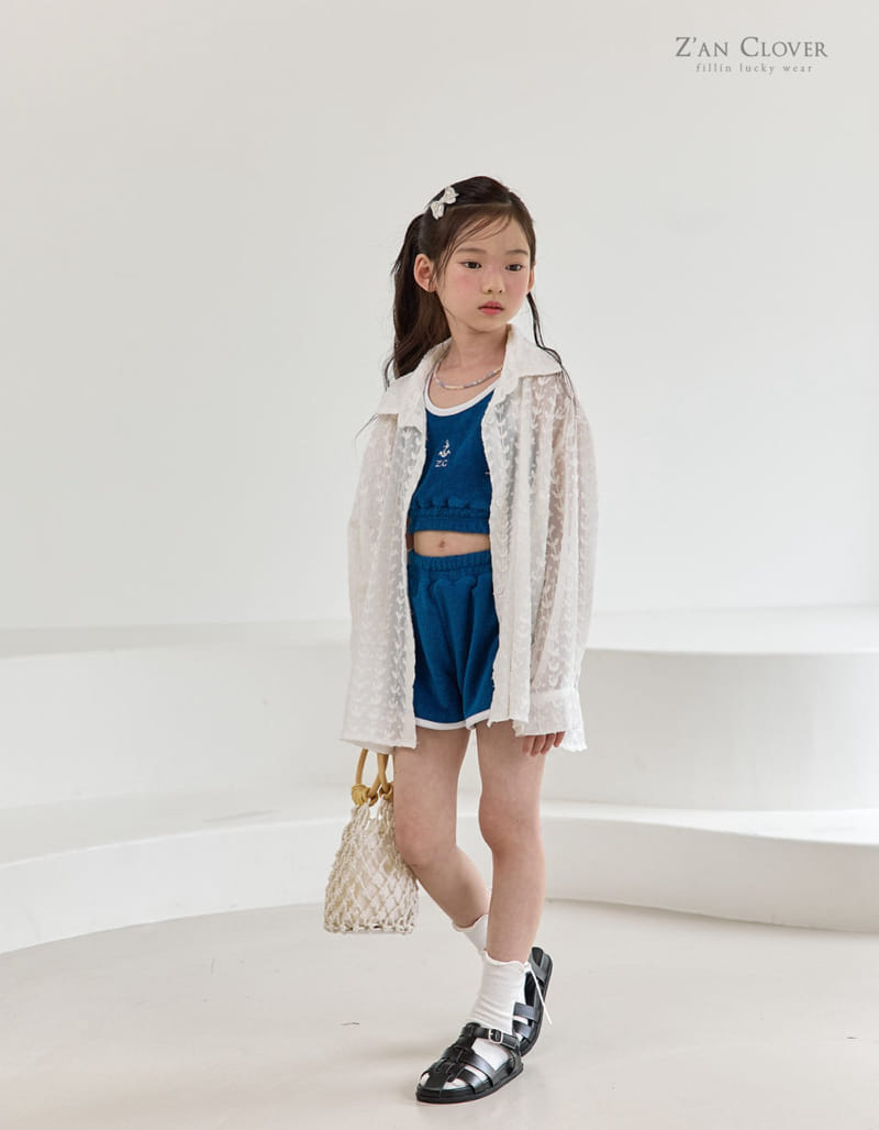 Zan Clover - Korean Children Fashion - #kidzfashiontrend - Chiffon Heart Shirt - 8