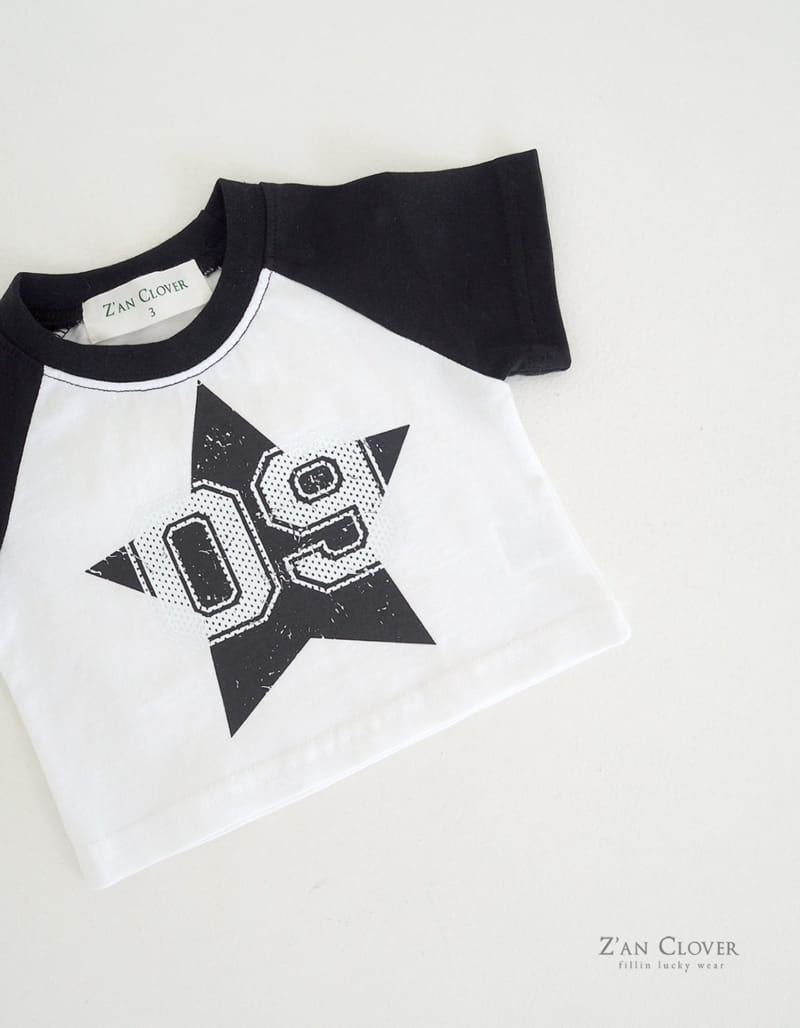 Zan Clover - Korean Children Fashion - #Kfashion4kids - Star Raglan Tee - 4