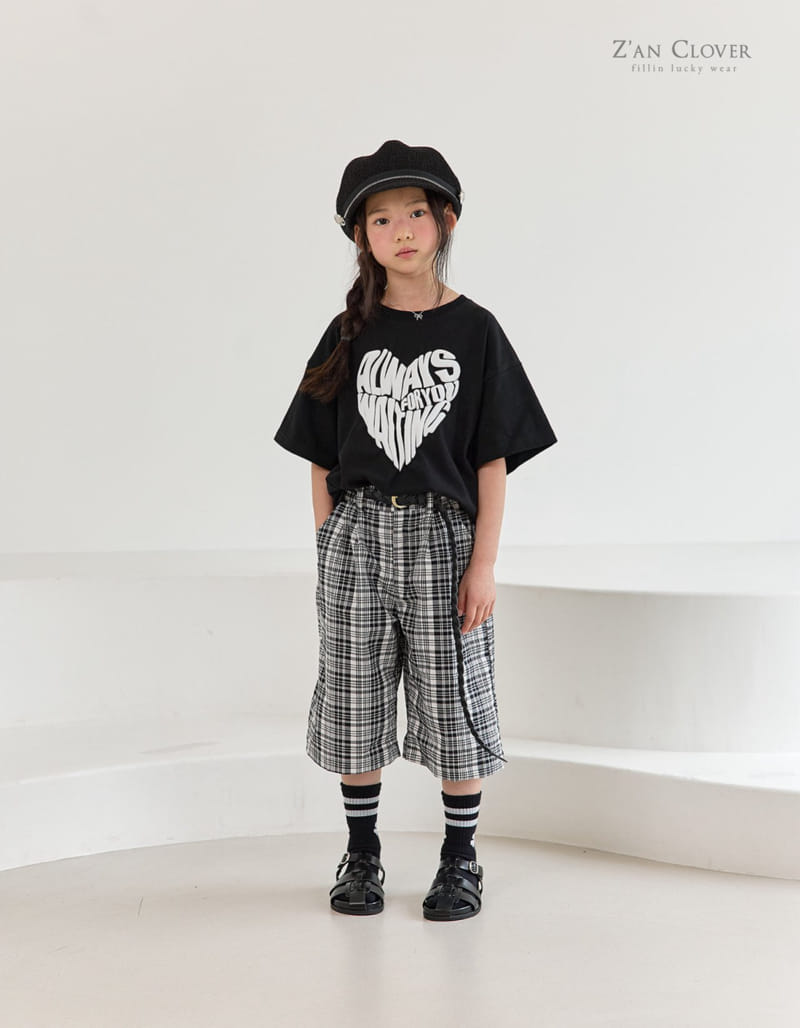 Zan Clover - Korean Children Fashion - #littlefashionista - Check Bermuda Pants - 7