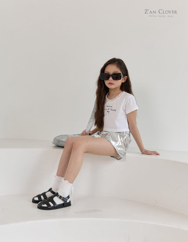 Zan Clover - Korean Children Fashion - #littlefashionista - Bless V Short Tee - 5