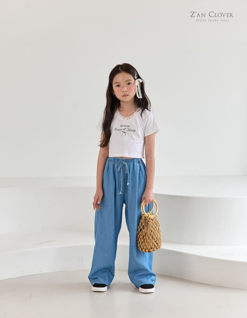 Zan Clover - Korean Children Fashion - #magicofchildhood - Easy Denim Pants - 10