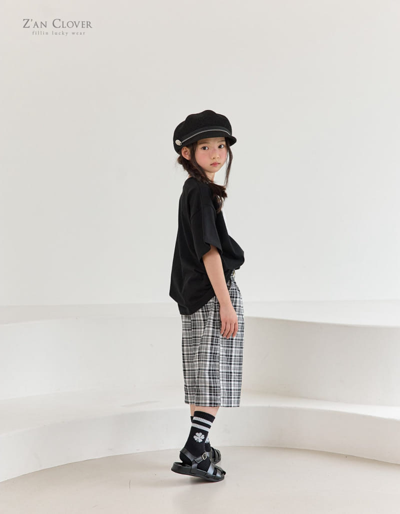 Zan Clover - Korean Children Fashion - #magicofchildhood - Check Bermuda Pants - 8