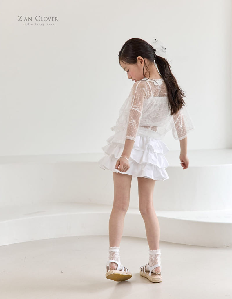 Zan Clover - Korean Children Fashion - #magicofchildhood - Loose Lace Tee - 10