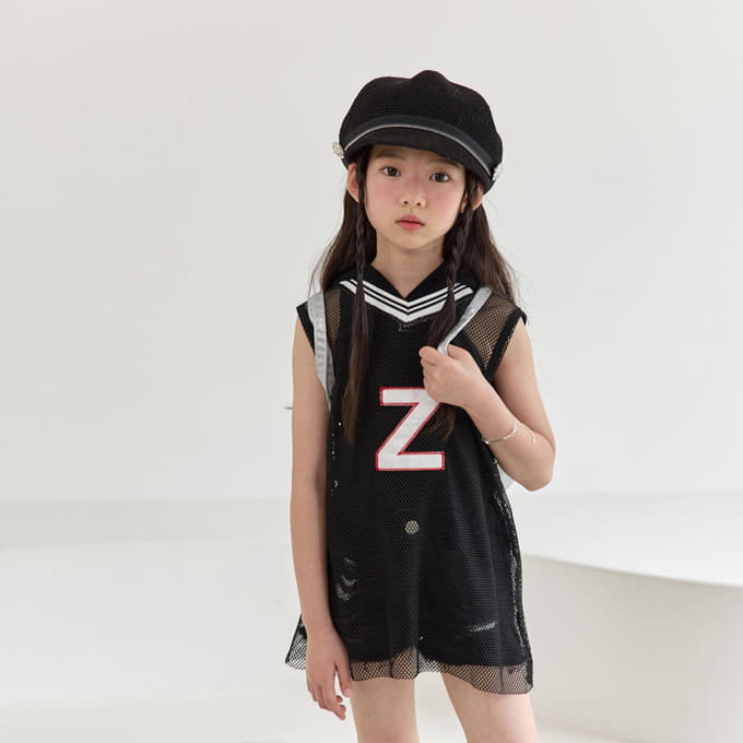 Zan Clover - Korean Children Fashion - #minifashionista - Z Mesh Sleeveless Tee