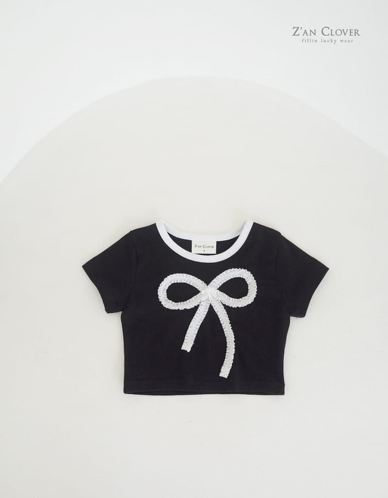 Zan Clover - Korean Children Fashion - #prettylittlegirls - Lace Ribbon Tee - 3