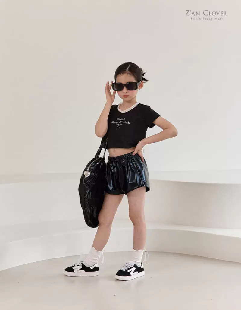 Zan Clover - Korean Children Fashion - #todddlerfashion - Bless V Short Tee - 9