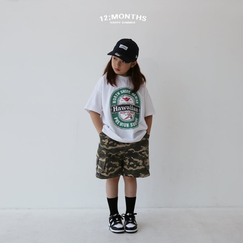 12 Month - Korean Children Fashion - #Kfashion4kids - Hawaiian Tee with Mom