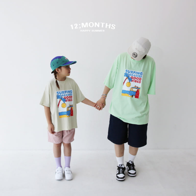 12 Month - Korean Children Fashion - #fashionkids - Surfing Car Tee with Mom - 6