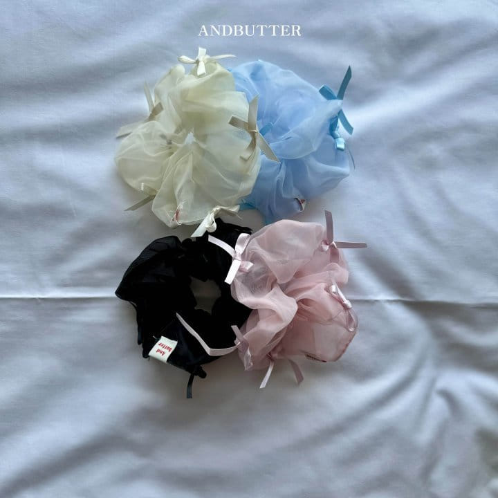 Andbutter - Korean Children Fashion - #Kfashion4kids - Sha Sha Ribbon Scrunch - 2