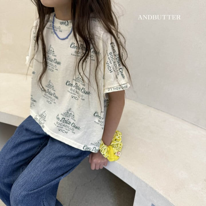 Andbutter - Korean Children Fashion - #Kfashion4kids - Lettering Tee - 9