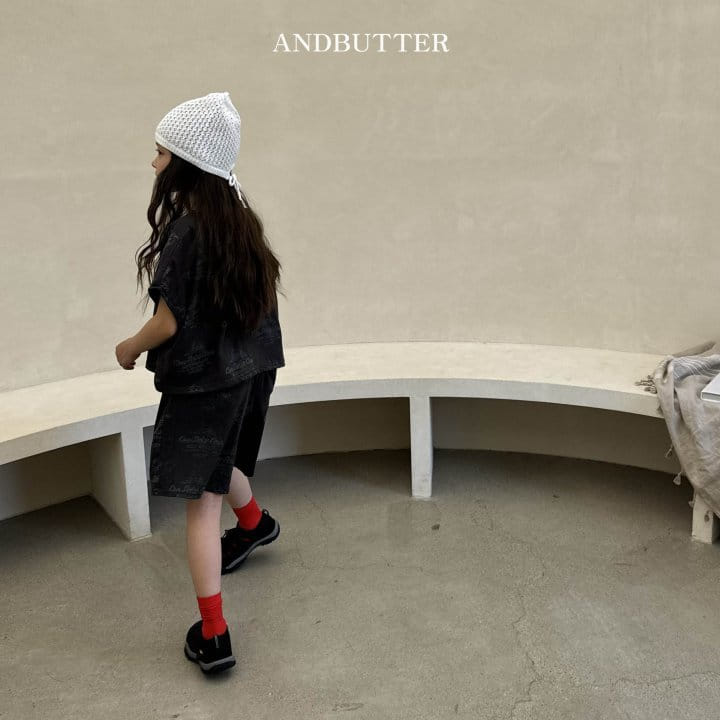 Andbutter - Korean Children Fashion - #discoveringself - Lettering Pants - 3