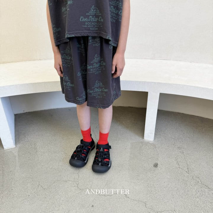 Andbutter - Korean Children Fashion - #littlefashionista - Lettering Pants - 9