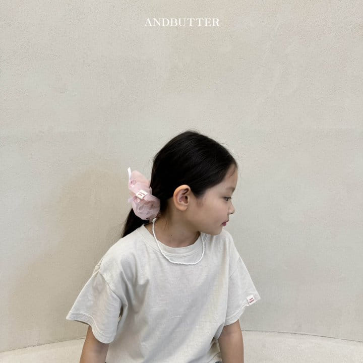 Andbutter - Korean Children Fashion - #littlefashionista - Sha Sha Ribbon Scrunch - 4