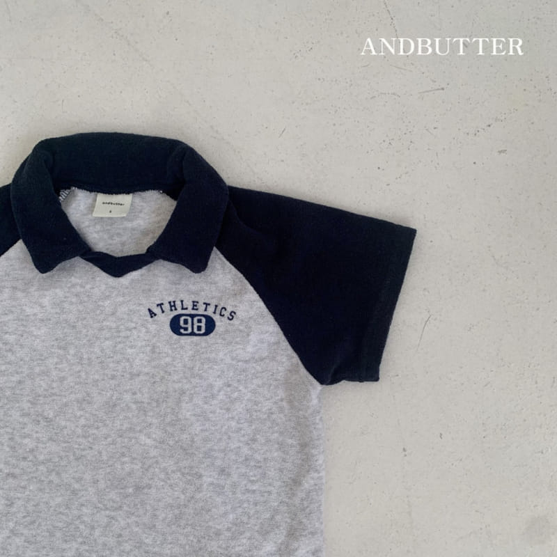 Andbutter - Korean Children Fashion - #todddlerfashion - Terry Collar Tee - 8