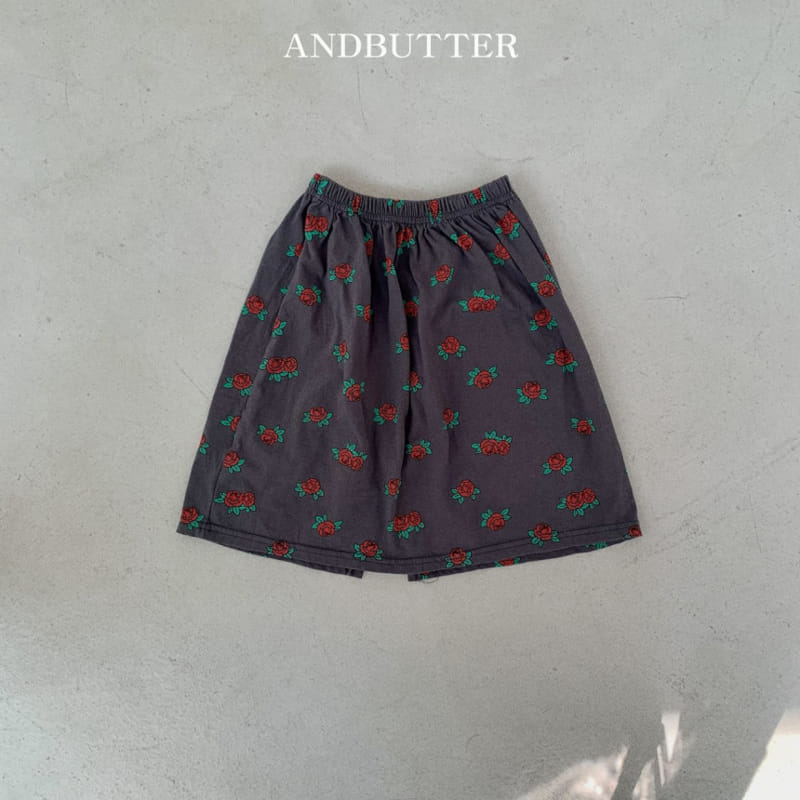 Andbutter - Korean Children Fashion - #toddlerclothing - Wild Rose Skirt - 6