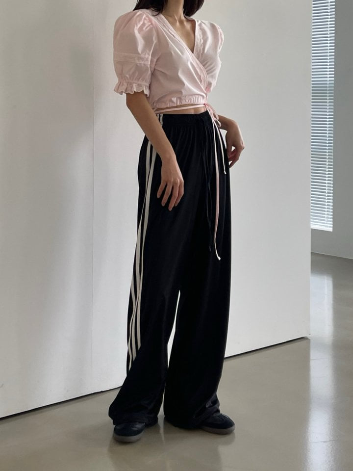 Another Avenue - Korean Women Fashion - #momslook - Free Three Lines Pants - 10