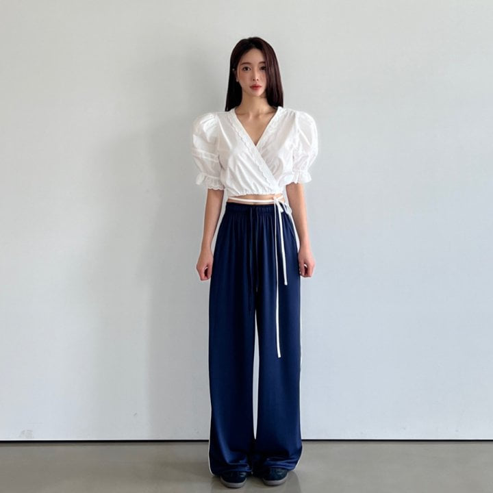 Another Avenue - Korean Women Fashion - #womensfashion - Free Three Lines Pants - 4