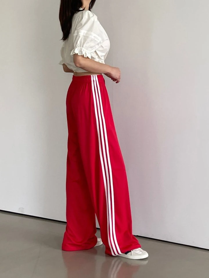 Another Avenue - Korean Women Fashion - #womensfashion - Free Three Lines Pants