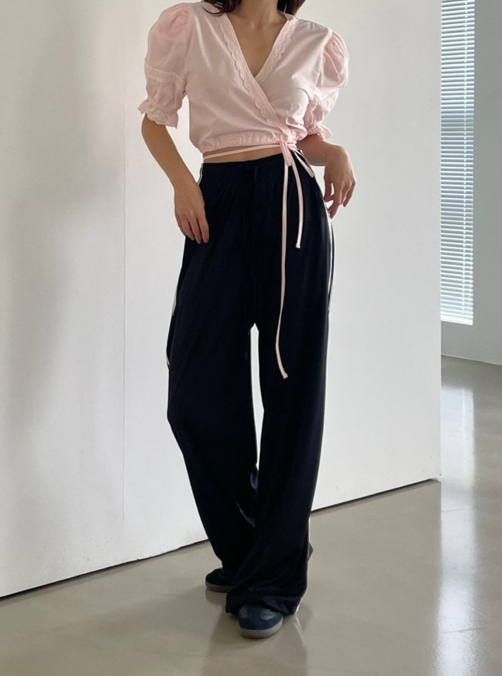 Another Avenue - Korean Women Fashion - #womensfashion - Free Three Lines Pants - 9