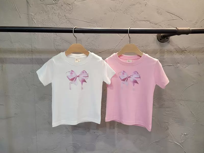 Atree - Korean Children Fashion - #childofig - Double Ribbon Tee