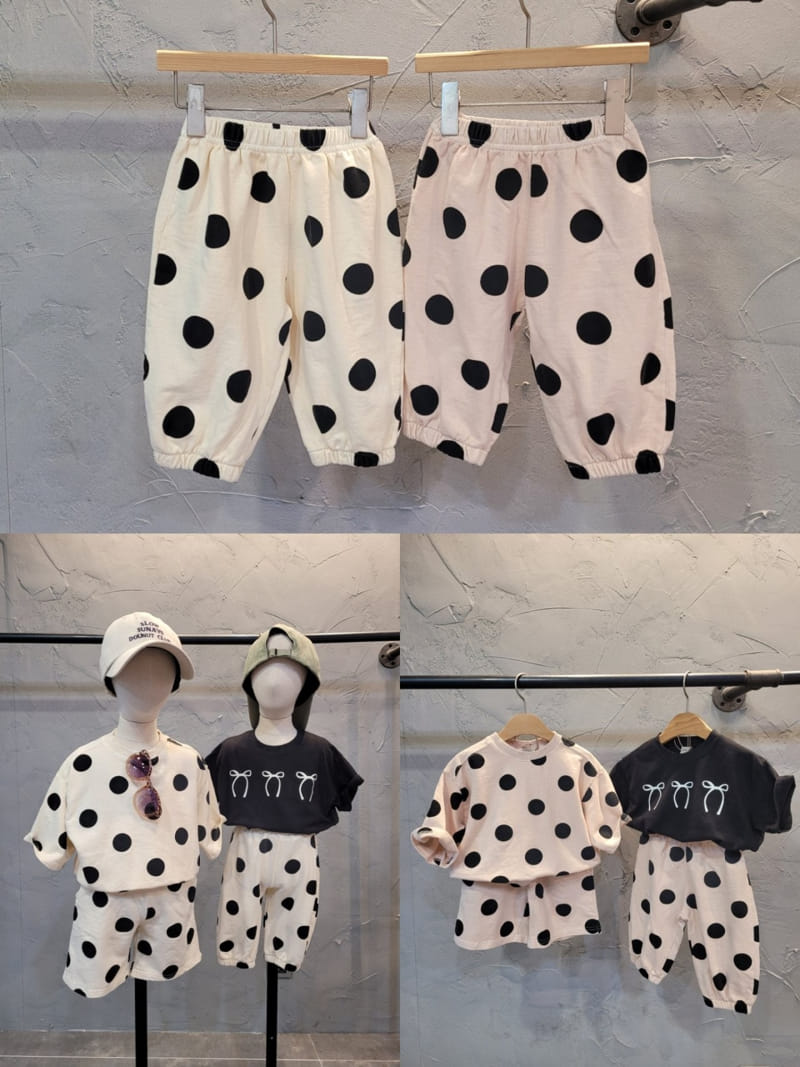 Atree - Korean Children Fashion - #designkidswear - Big Dot Gojeangi Pants - 5