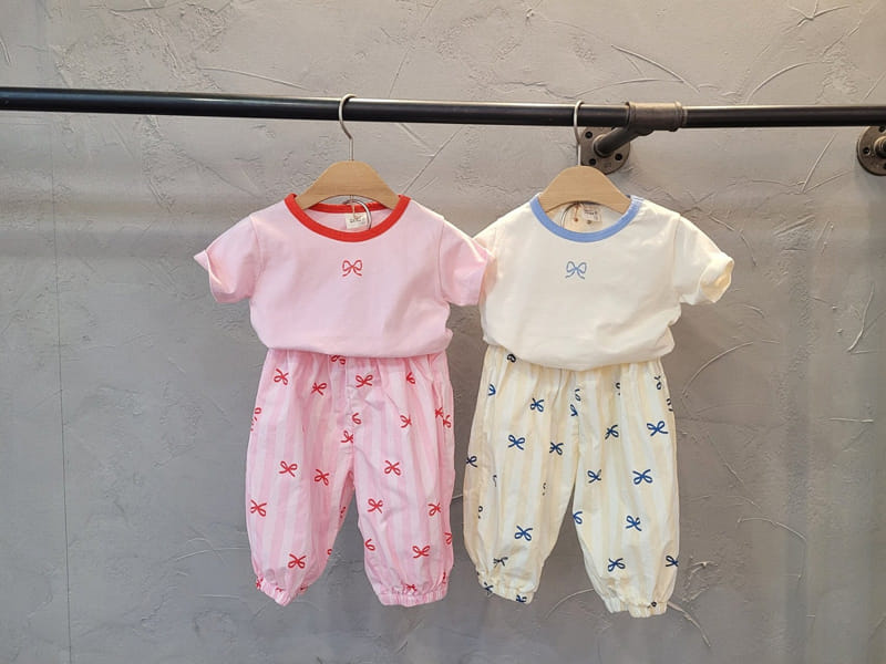 Atree - Korean Children Fashion - #childrensboutique - Ribbon  Gojeangi Pants - 4