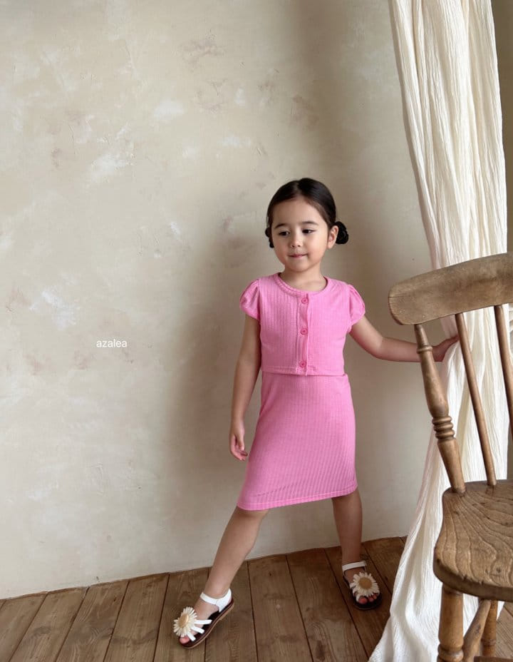 Azalea - Korean Children Fashion - #Kfashion4kids - Macaroon Top Bottom Set - 2