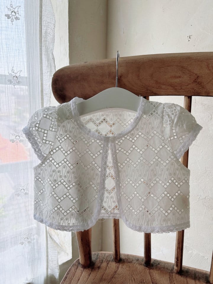 Azalea - Korean Children Fashion - #kidsshorts - Lace Bolero