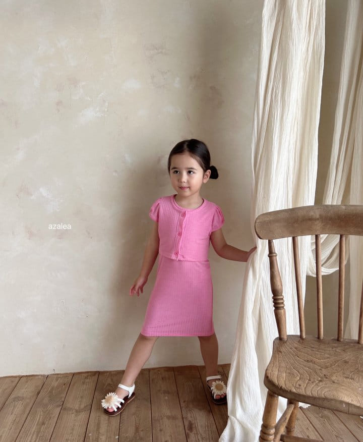 Azalea - Korean Children Fashion - #kidzfashiontrend - Macaroon Top Bottom Set