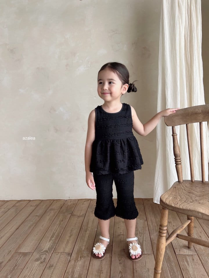 Azalea - Korean Children Fashion - #littlefashionista - Lace Top Bottom Set