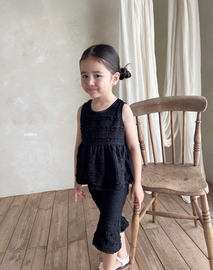 Azalea - Korean Children Fashion - #magicofchildhood - Lace Top Bottom Set - 2