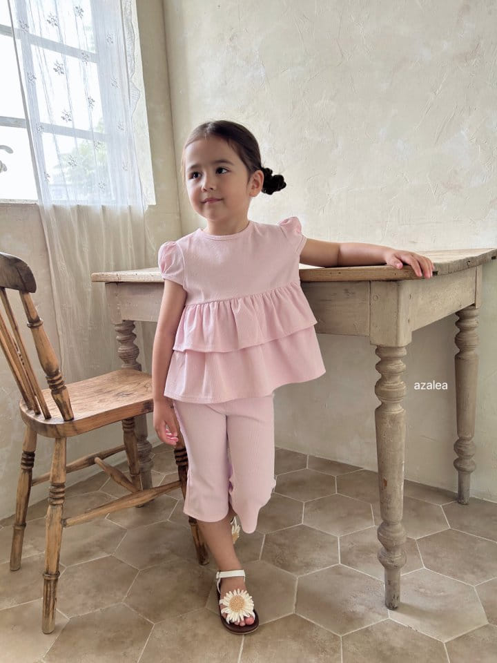 Azalea - Korean Children Fashion - #minifashionista - Summer Top Bottom Set - 2