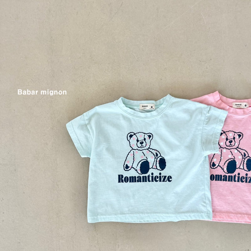 Babar Mignon - Korean Children Fashion - #childofig - Bear Heart Tee - 3