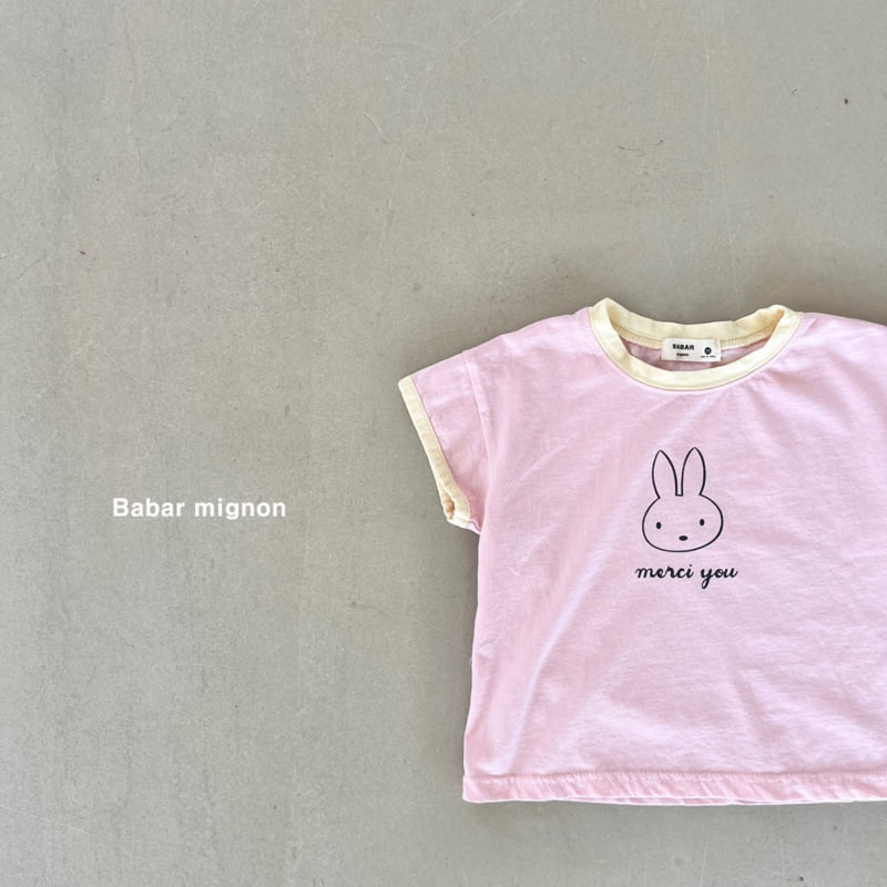 Babar Mignon - Korean Children Fashion - #childofig - Colored Rabbit Tee - 11