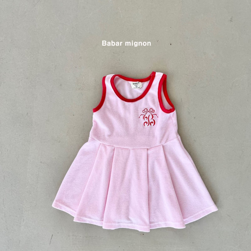 Babar Mignon - Korean Children Fashion - #childofig - Embroidery Sleeveless One-piece - 10