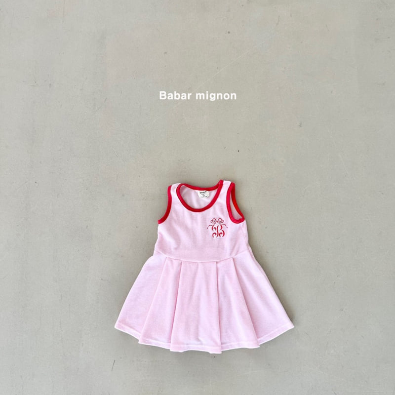 Babar Mignon - Korean Children Fashion - #childofig - Embroidery Sleeveless One-piece - 9