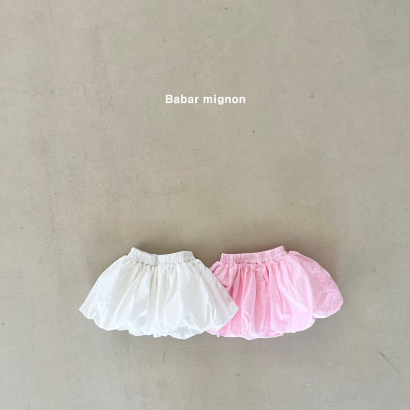 Babar Mignon - Korean Children Fashion - #childrensboutique - Balloon Summer Skirt