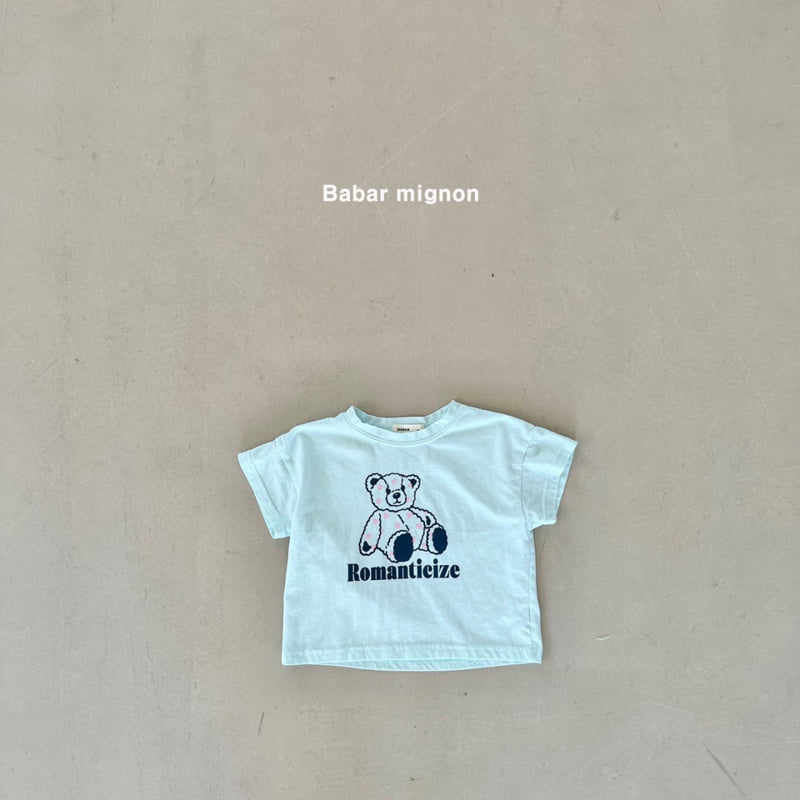 Babar Mignon - Korean Children Fashion - #designkidswear - Bear Heart Tee - 5