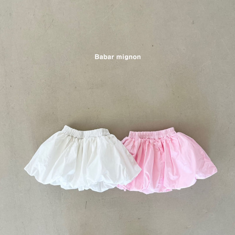 Babar Mignon - Korean Children Fashion - #designkidswear - Balloon Summer Skirt - 2