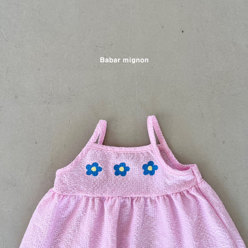 Babar Mignon - Korean Children Fashion - #discoveringself - Flower Sleeveless Blouse - 8