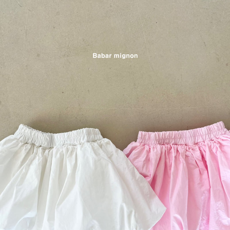 Babar Mignon - Korean Children Fashion - #discoveringself - Balloon Summer Skirt - 4