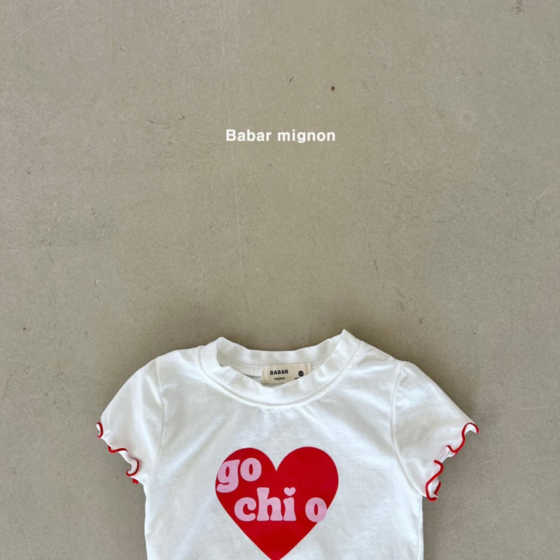 Babar Mignon - Korean Children Fashion - #kidsstore - Wave Crop Tee - 8